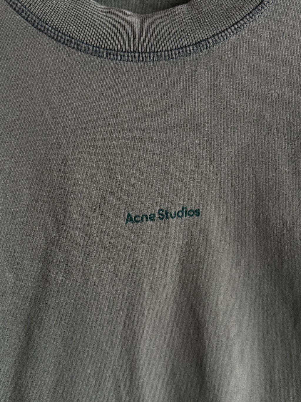 Acne Studios Sage Green Oversized T-shirt