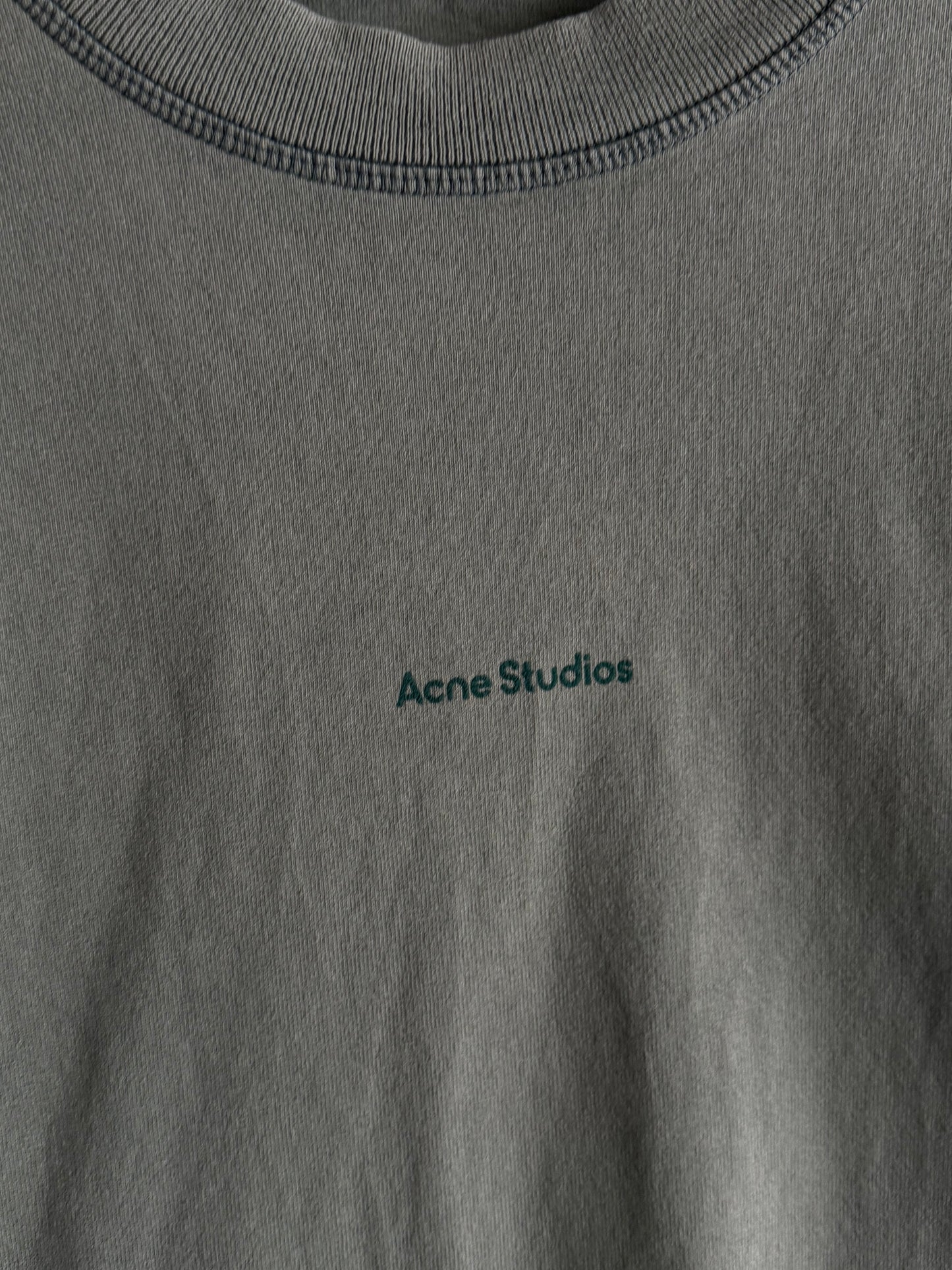 Acne Studios Sage Green Oversized T-shirt