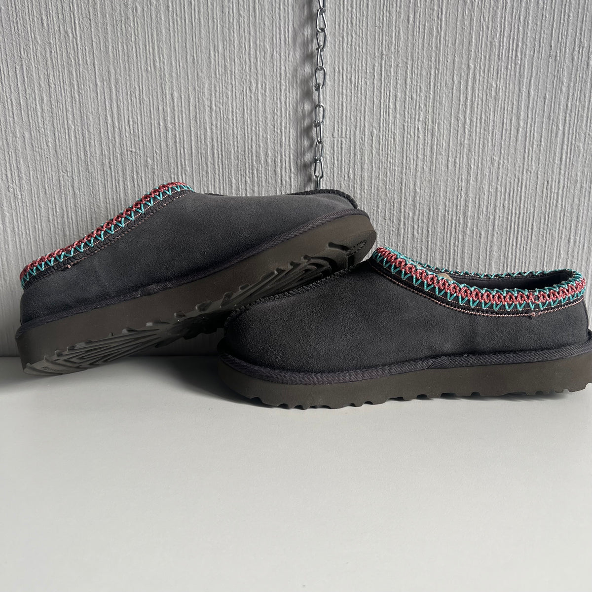 UGG Tasman Women’s Slippers in Grey Suede — product photo