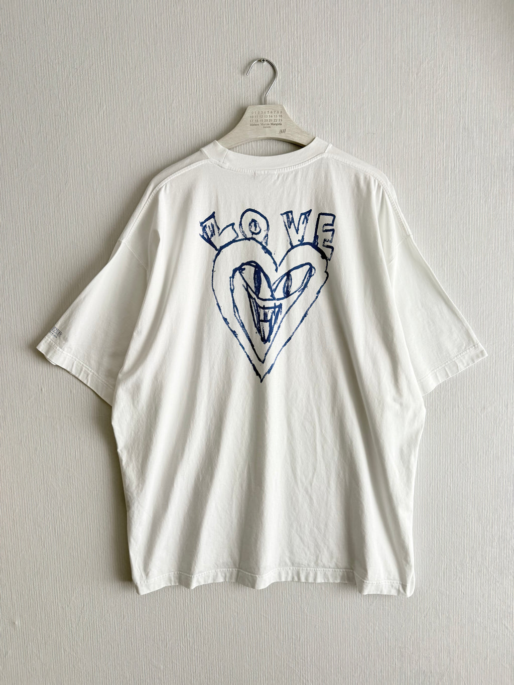 Vetements White Scribbled Car T-Shirt