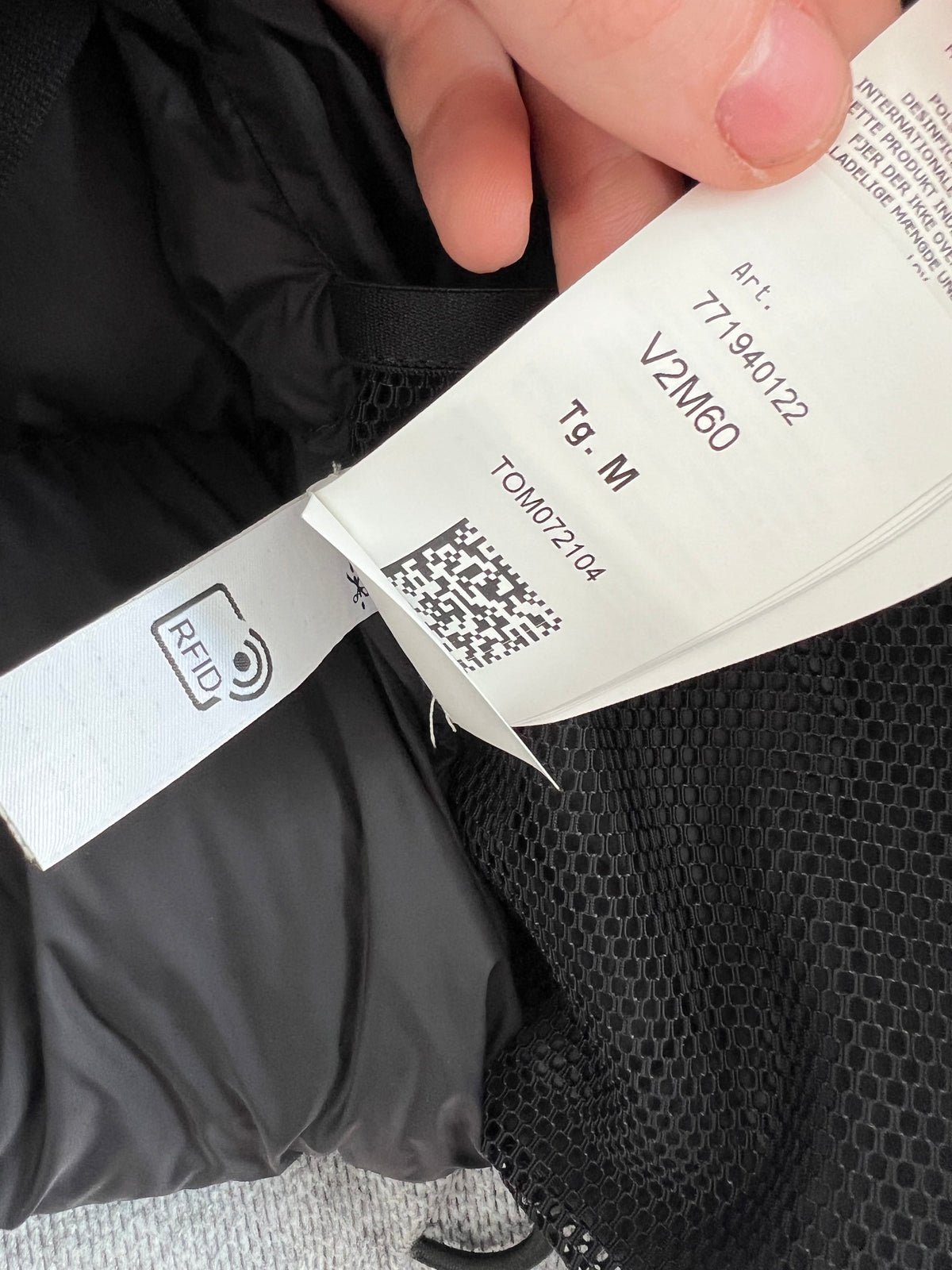 Stone Island Shadow Project Textile Non-Woven Poly Down Grey Jacket