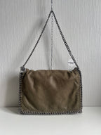Stella McCartney Khaki Falabella Flap Bag