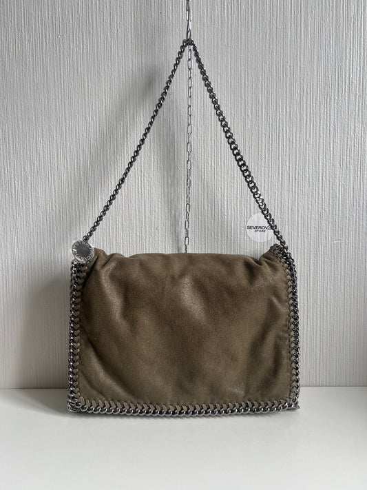 Stella McCartney Khaki Falabella Flap Bag