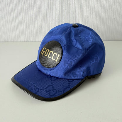 Gucci Off The Grid GG Supreme Baseball Blue Hat