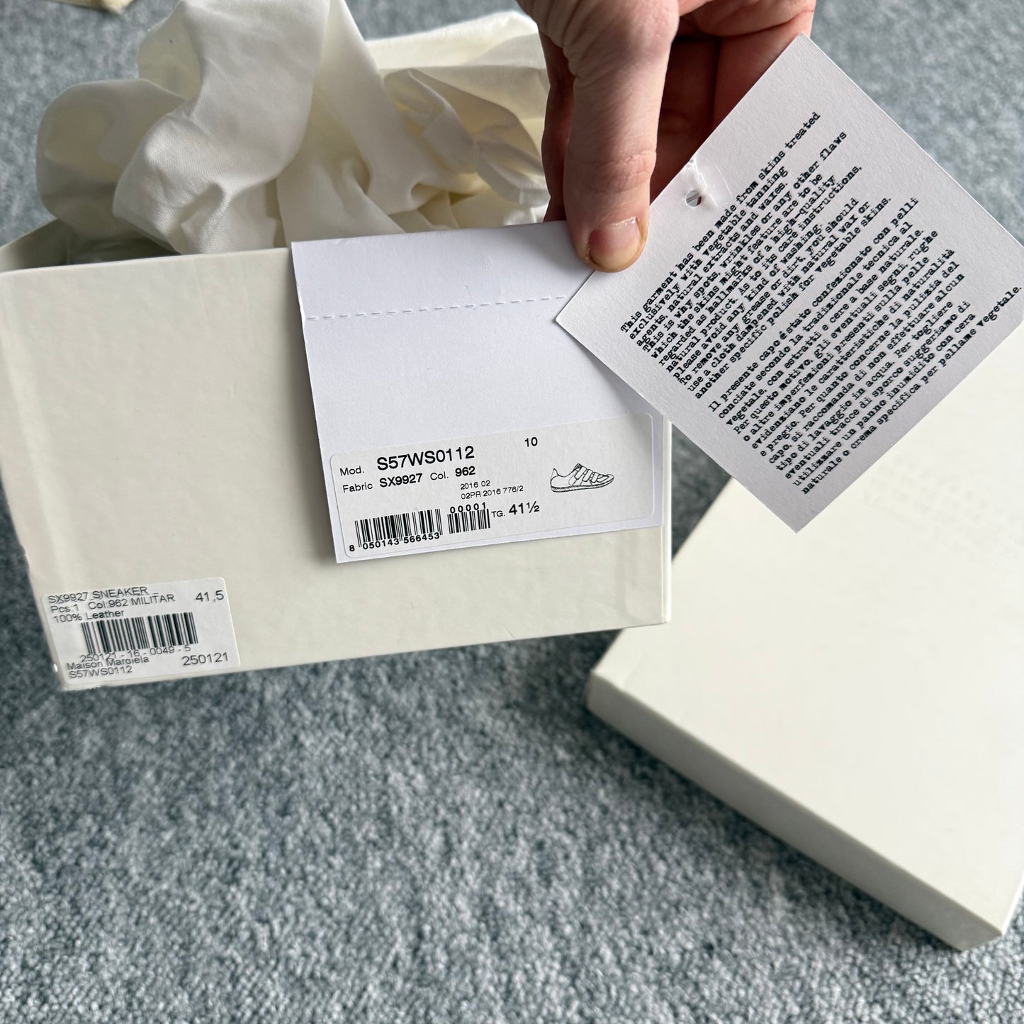 Maison Margiela Replica GATs Triple Velcro Strap Sneakers