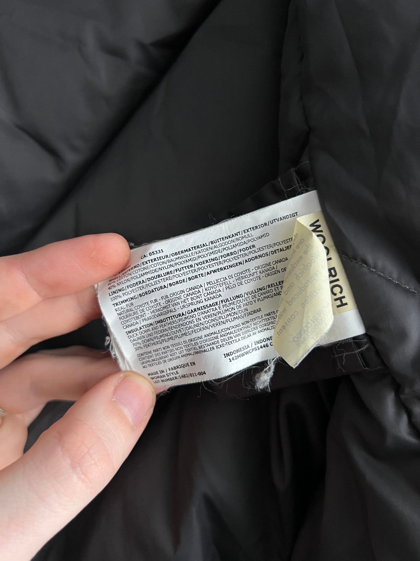 Woolrich Arctic Parka with a fur-trimmed hood