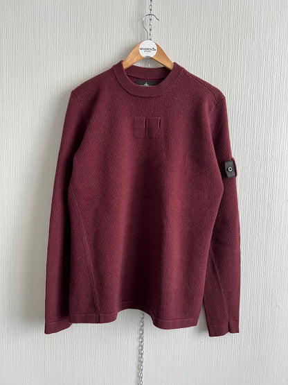Stone Island Shadow Project
Waffle Wool Sweater In Bordeaux
