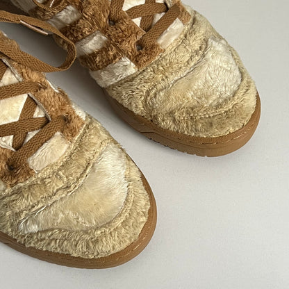 Adidas Jeremy Scott Brown Bear Sneakers Mens Shoes