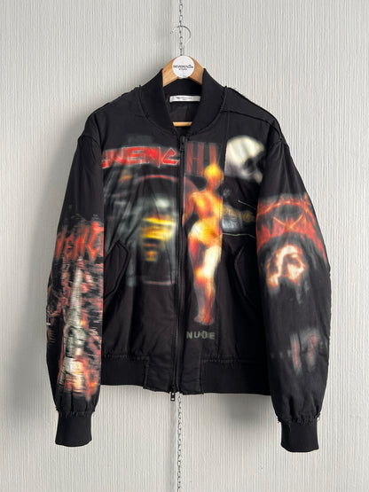 Givenchy FW16 Heavy Metal Printed Bomber Jacket