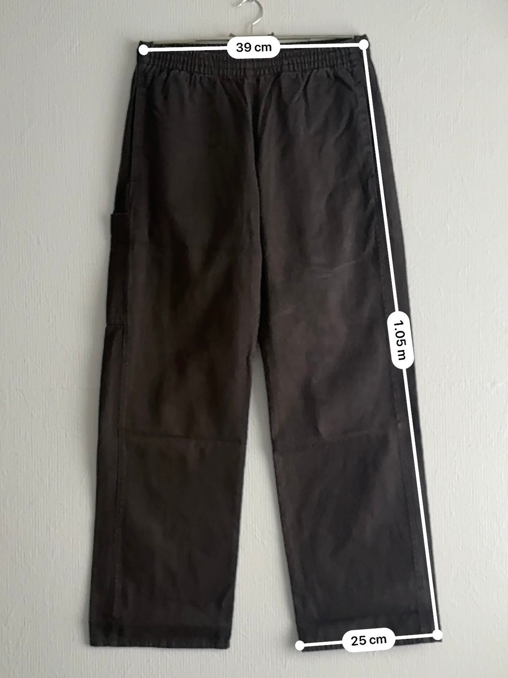 Yeezy Gap Engineered by Balenciaga Sateen Black Cargo Pants