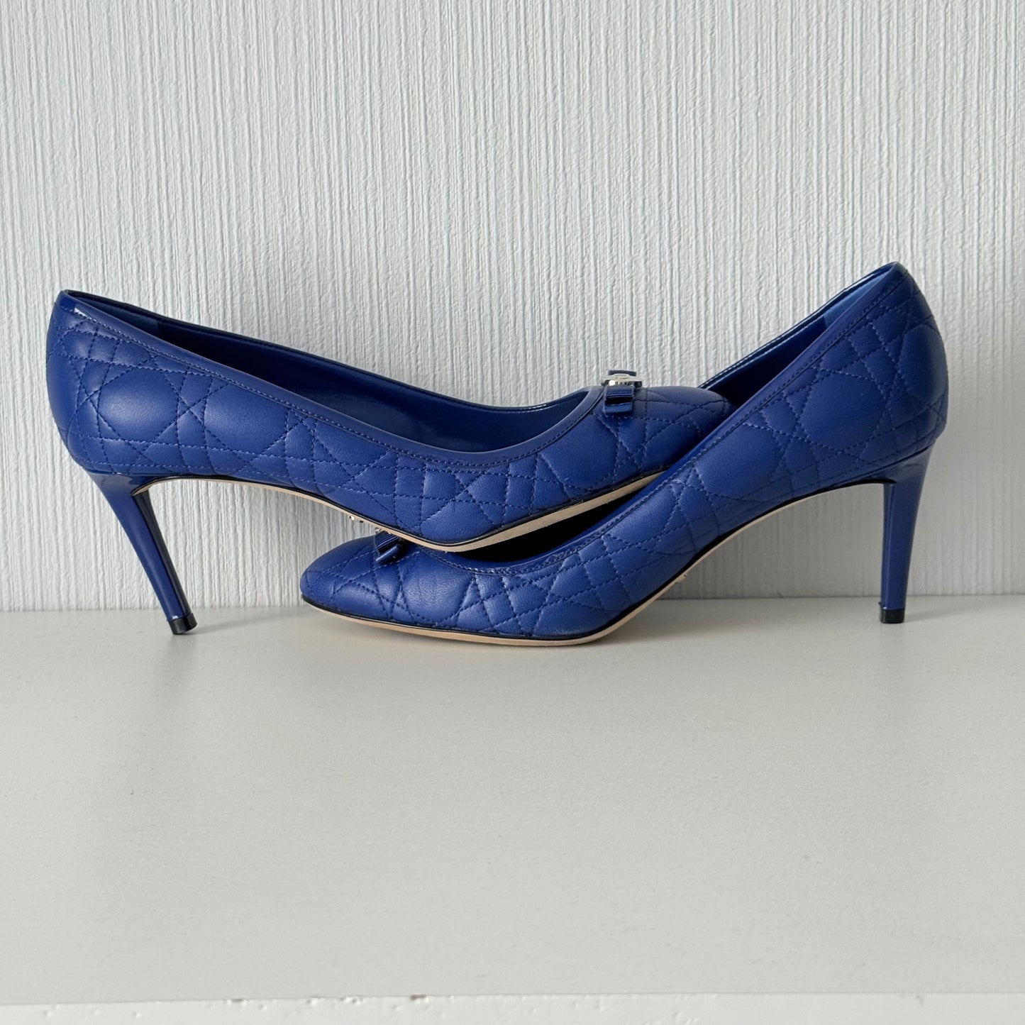 Dior Cannage Pumps Womens Leather Shoes