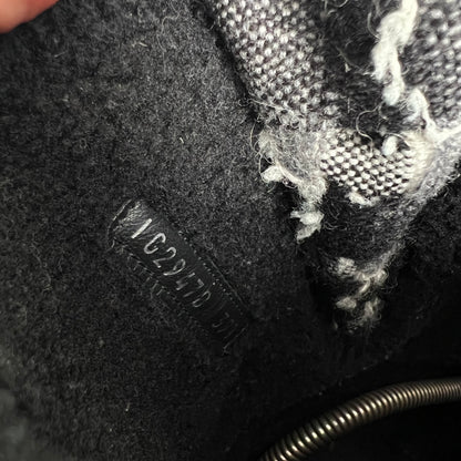 Chanel Quilted Leather & Knit Boots