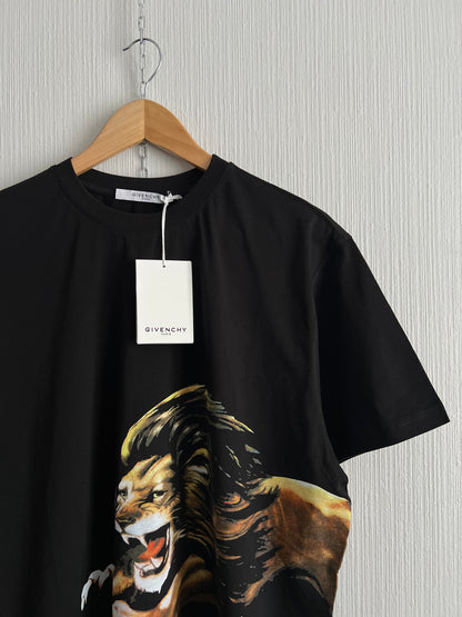 Givenchy Lion Graphic Black T-shirt