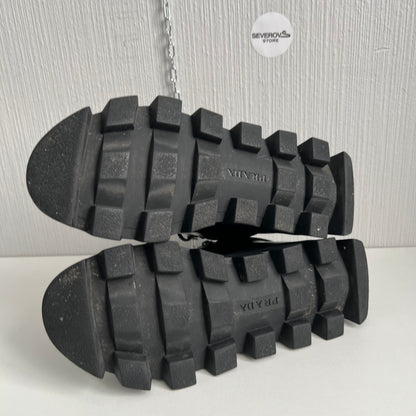 Prada Brushed Spazzolato Leather Brixxen Boots