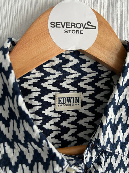Edwin Nimes Navy Shirt Button up