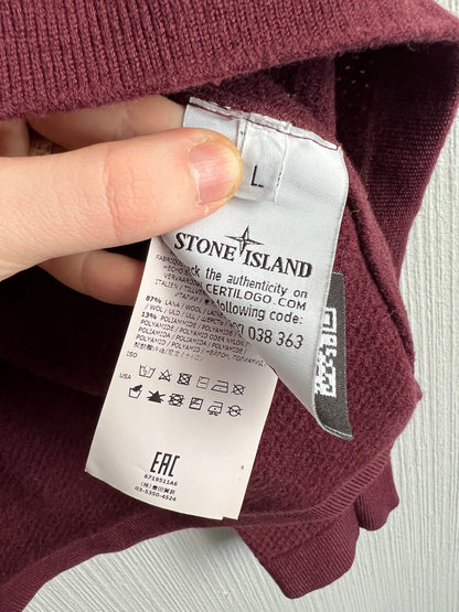 Stone Island Shadow Project
Waffle Wool Sweater In Bordeaux