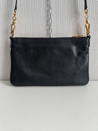 Miu Miu Black Leather Crossbody Bag