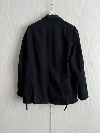 AW2000 Issey Miyake Futuristic Ballistic Nylon X-ray Cargo Jacket