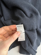Brunello Cucinelli Navy Cashmere Womens Turtleneck Sweater