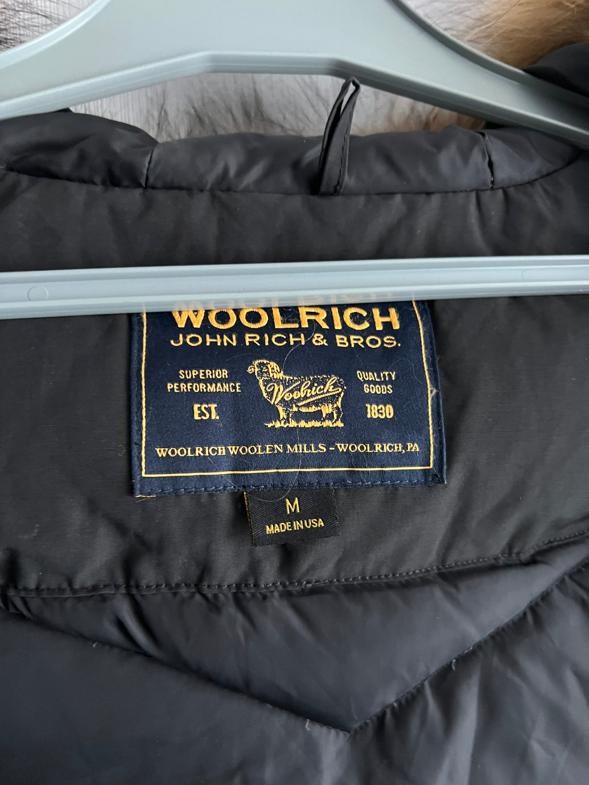 Woolrich Arctic Parka with a fur-trimmed hood