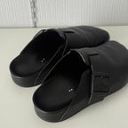 Balenciaga Sunday Black Leather Mules