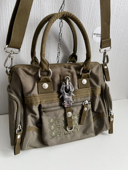 GGL George Gina and Lucy Goodbye Johnny Khaki Bag