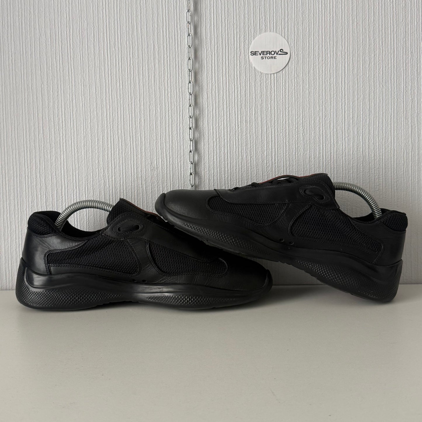Prada Black Americas Cup Shoes