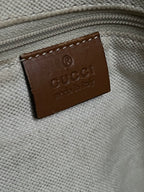 Gucci Blue Denim GG Denim Sukey Medium Handbag Satchel Bag
