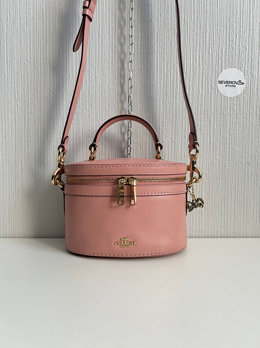 COACH Selena Gomez Pink Trail Bag