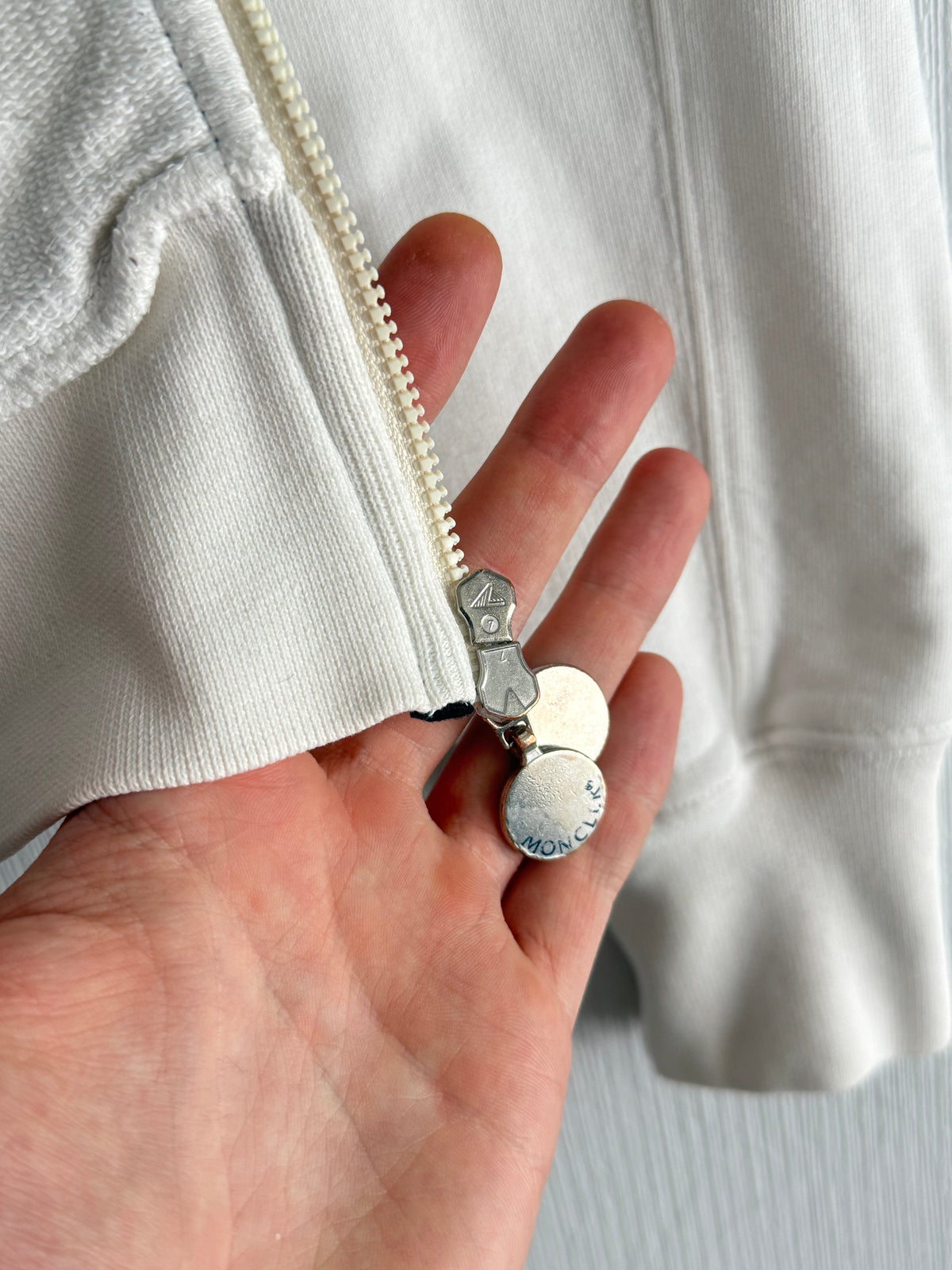 Moncler Women’s White Cotton Hoodie