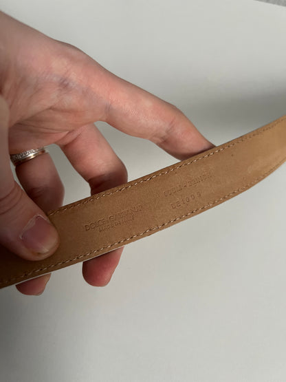 Dolce&Gabbana Leather Belt