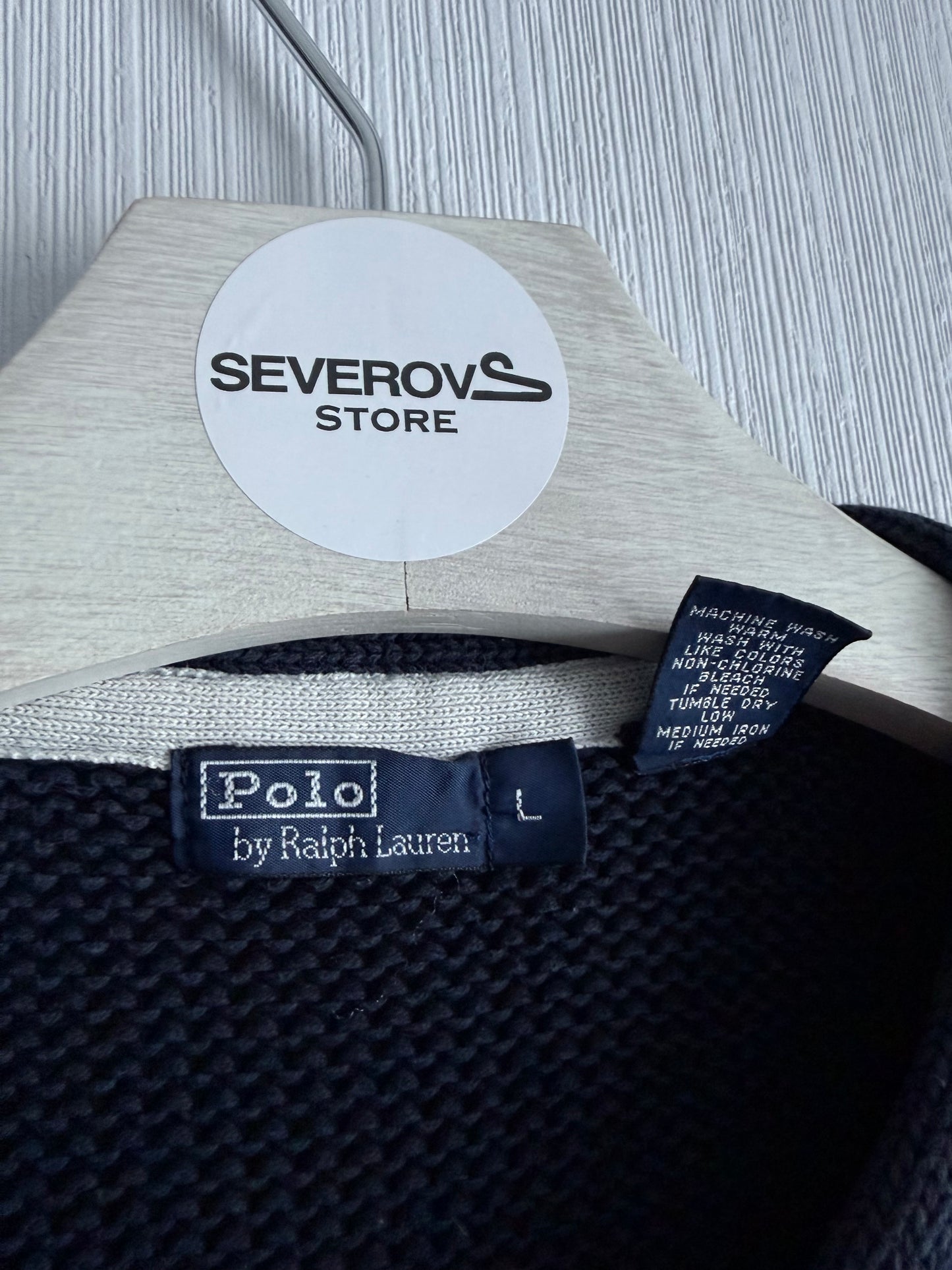 Polo Ralph Lauren Vintage 90s Big P Logo Sweater