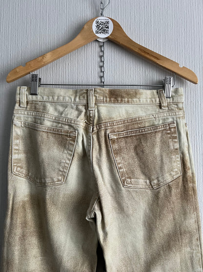 Roberto Cavalli AW1995 Medieval Art Renaissance Print Pants