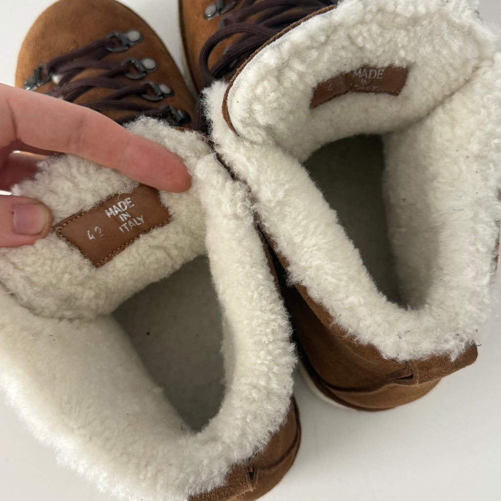 Diemme Suede Shearling Boots
