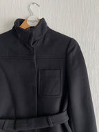 Miu Miu Navy Wool Coat