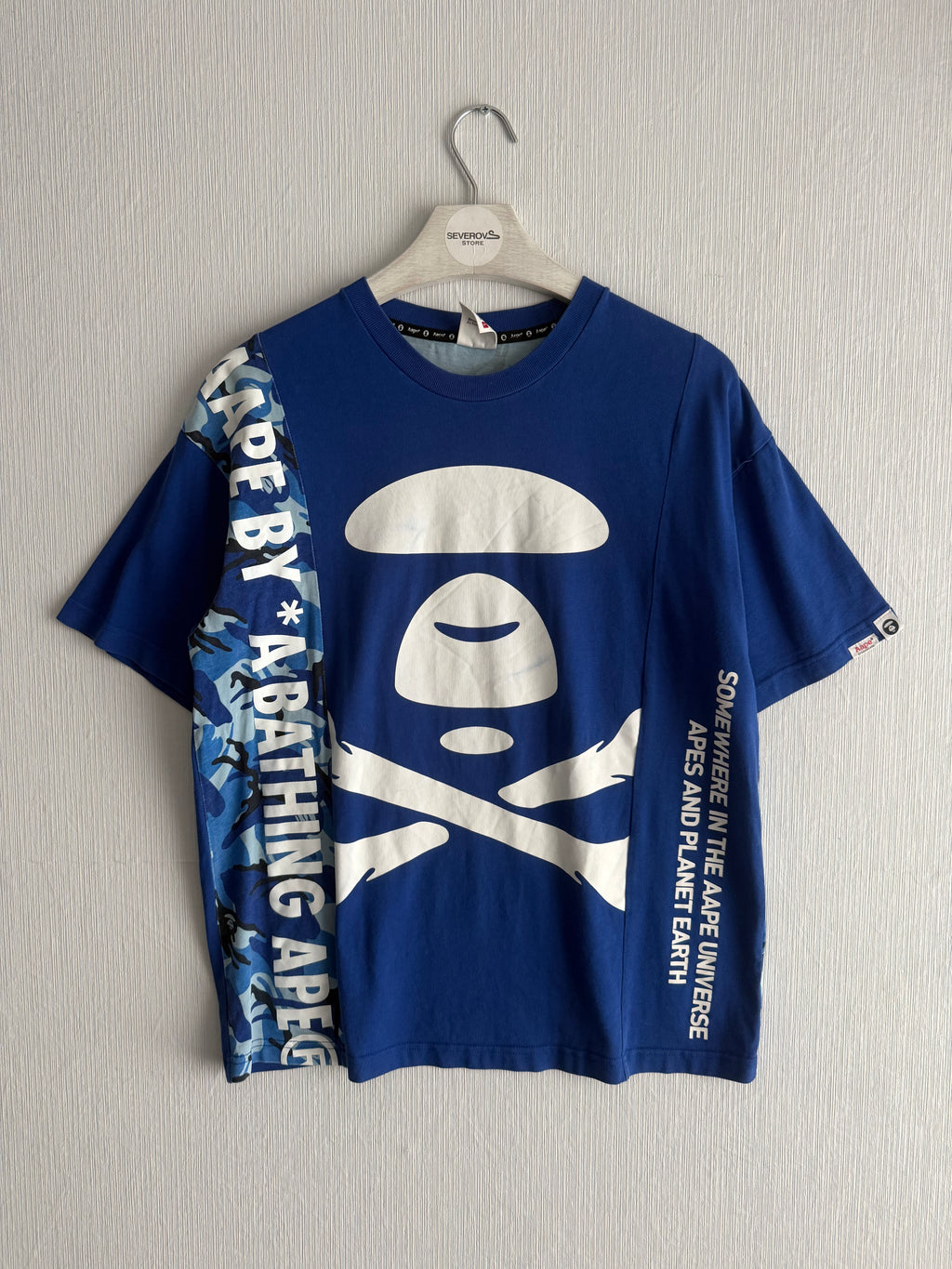 Bape Blue Cotton T-shirt