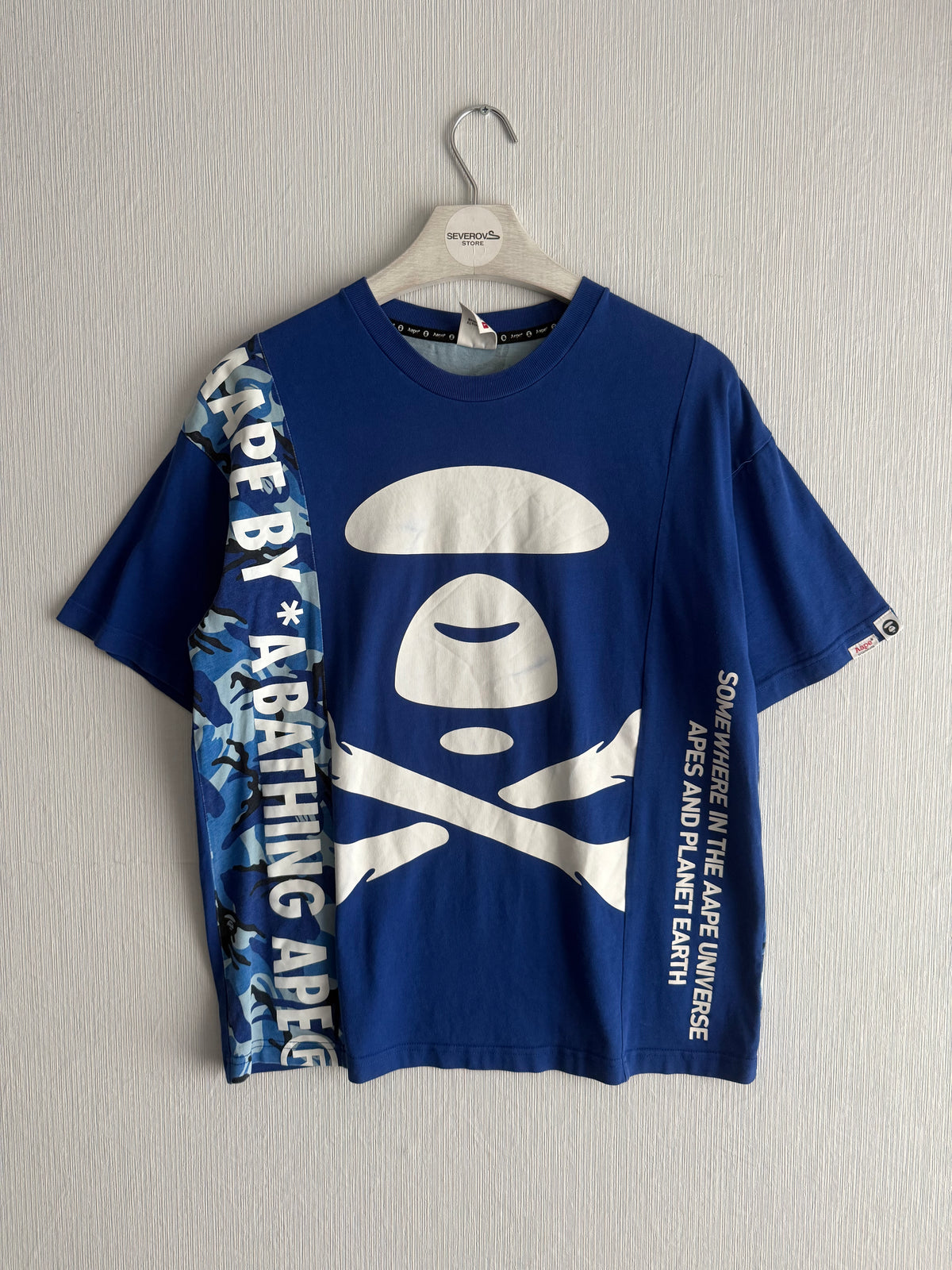 Bape Blue Cotton T-shirt