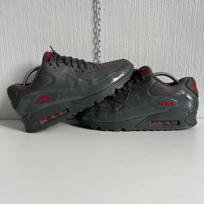 Nike Air Max 90 Midnight Fog/University Red Mens Shoes