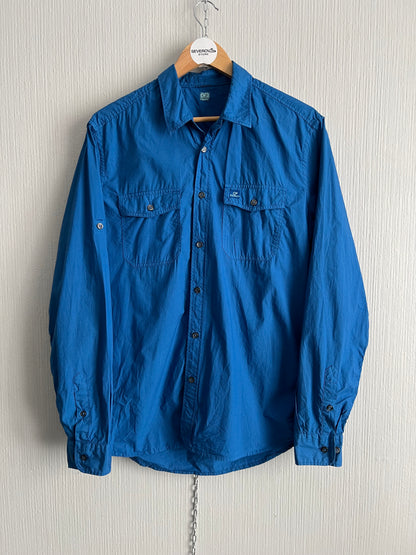C.P. Company Mens Blue Button Up Shirt