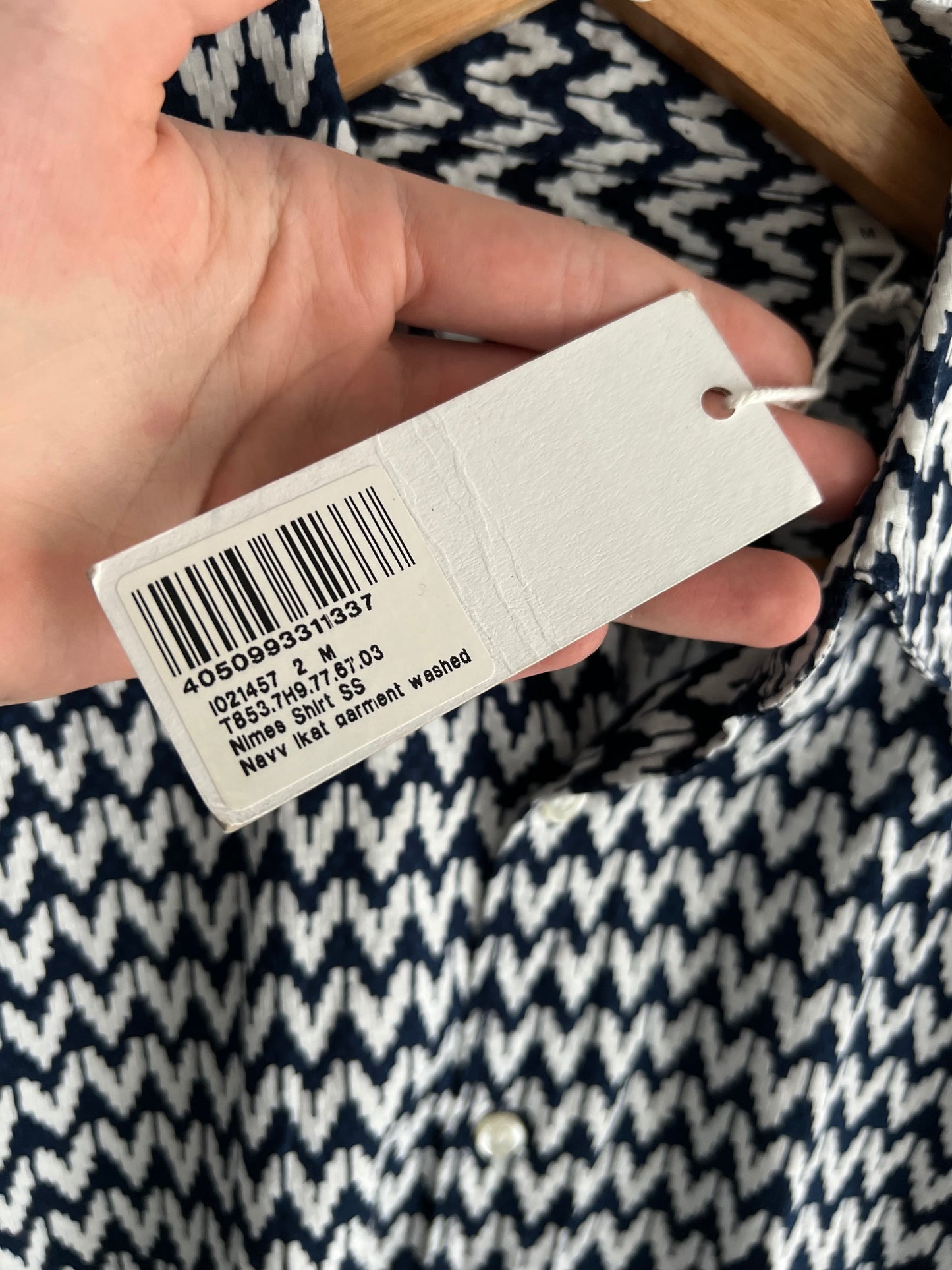 Edwin Nimes Navy Shirt Button up