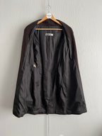 Jil Sander Vintage Cashmere Wool Blend Brown Coat