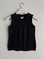 Chanel FW14 Knit Sleeveless Jumper in Black