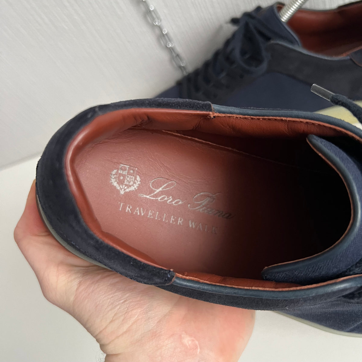 Loro Piana Traveller Walk Leather Sneakers Mens Shoes