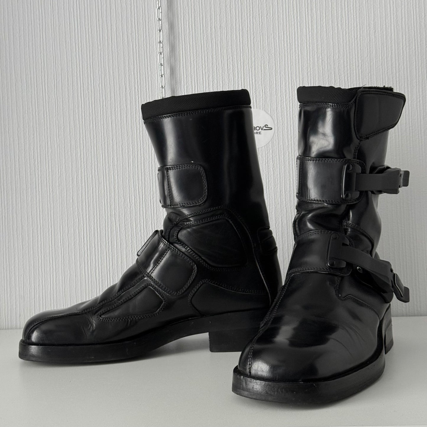 Gucci by Tom Ford AW99 Moto Boots