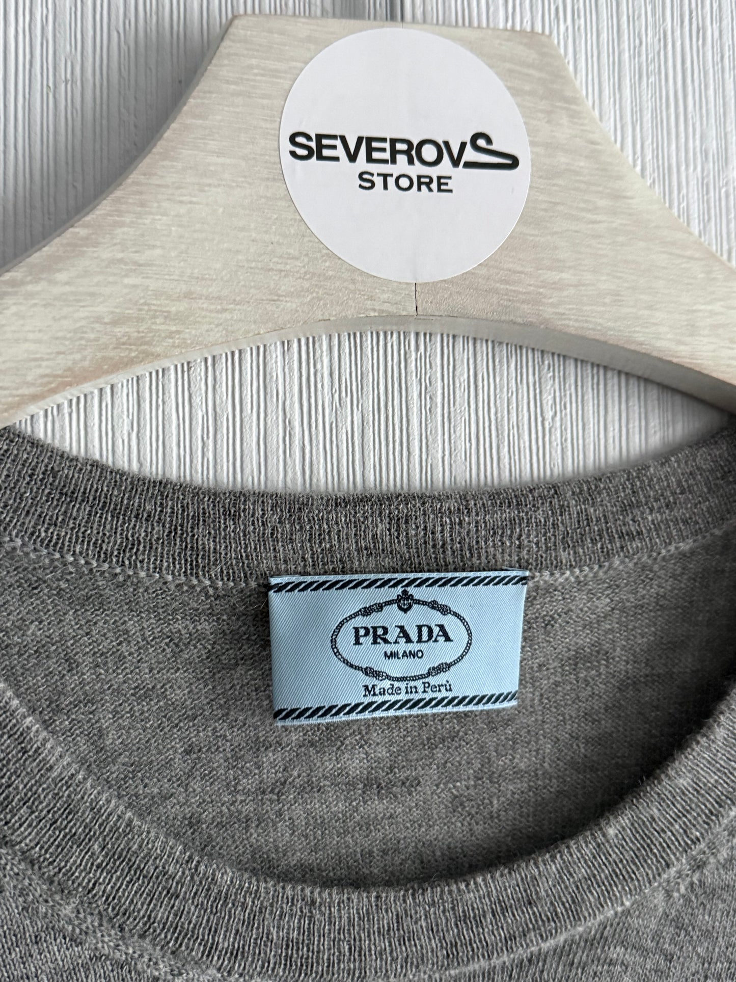 Prada Short-sleeved Knitted Jumper