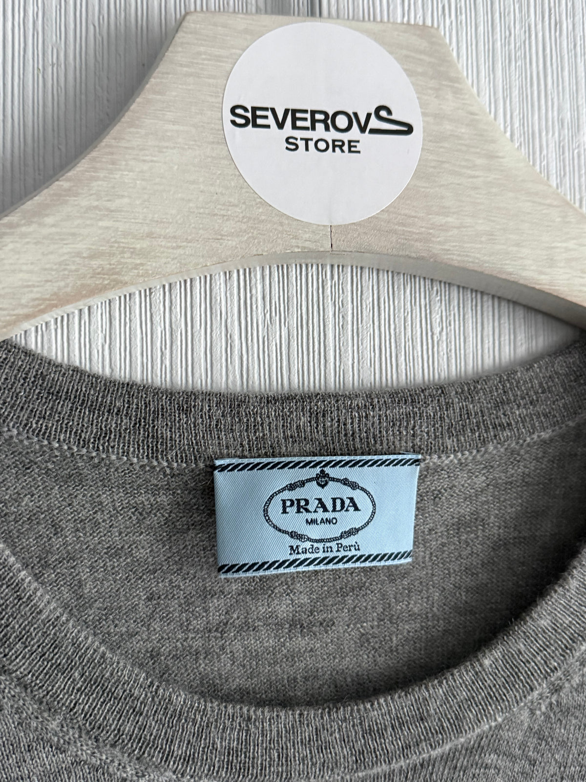 Prada Short-sleeved Knitted Jumper