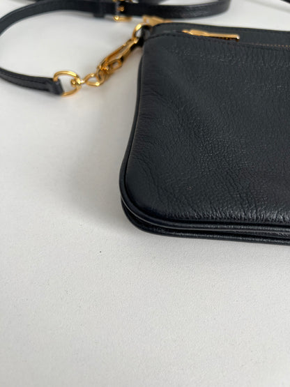 Miu Miu Black Leather Crossbody Bag