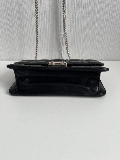 Christian Dior Black Cannage Quilted Miss Dior Clutch Bag