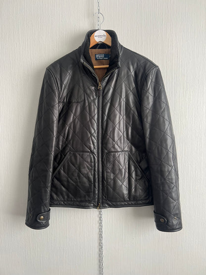 Polo Ralph Lauren Quilted Lambskin Leather Jacket