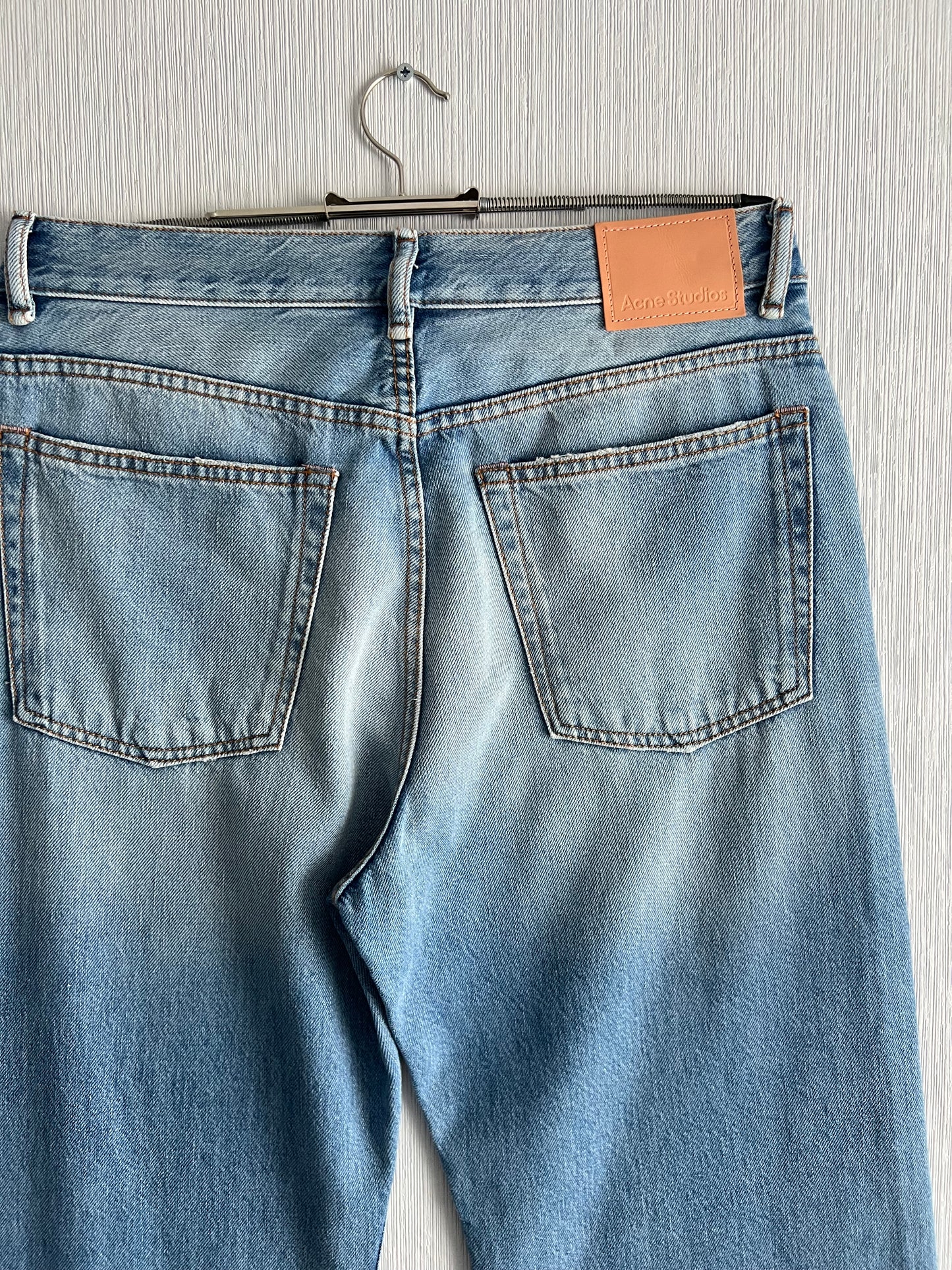 Acne Studios 2021F Light Blue Vintage Mens Denim Pants